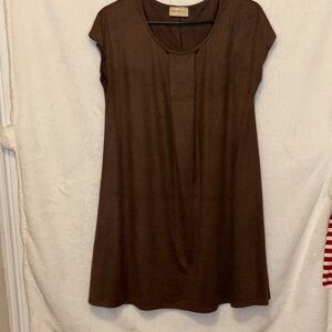 Enough About Me... Chocolate Brown Tunic
